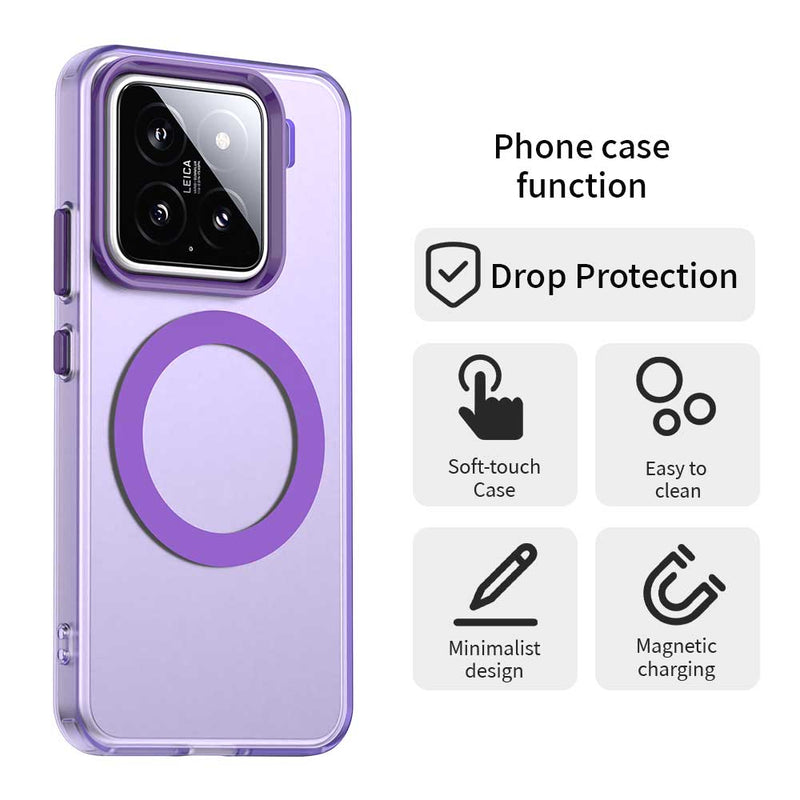Phone Case for Xiaomi 15 Pro, Compatible with Magsafe,Shockproof Magnetic Case Cover