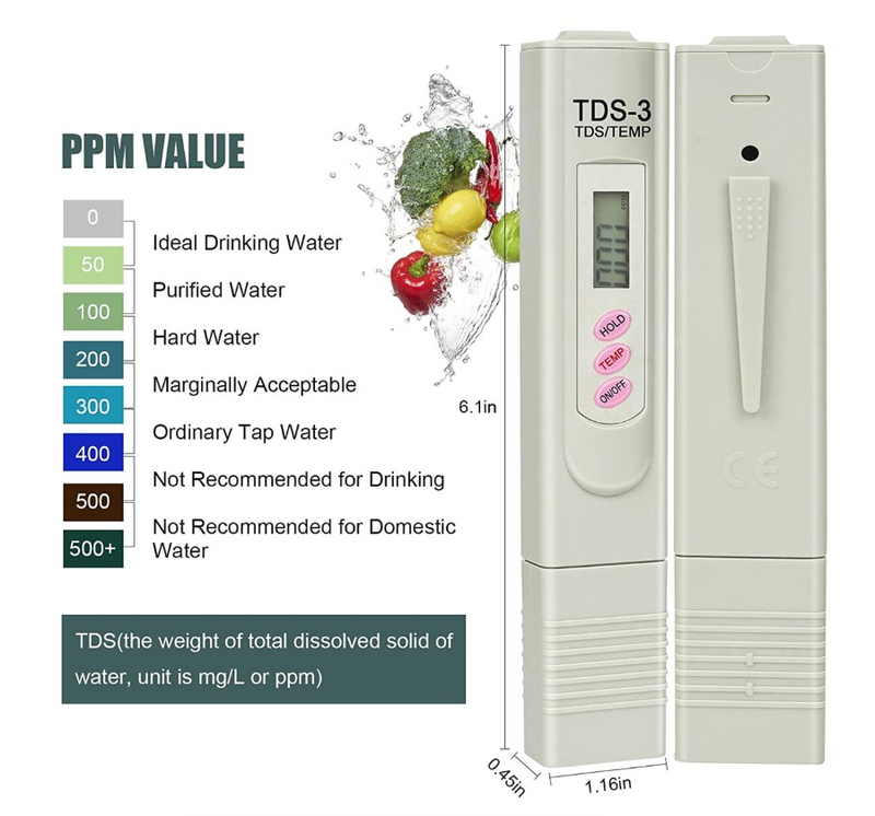 TDS Meter Water Quality Tester PPM Digital Water Quality Tester Pen