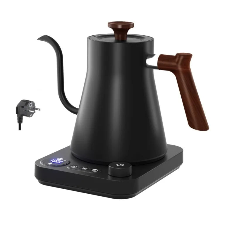 IPSTYLE Electric Gooseneck Kettle 900ML Hand Brew Coffee Pot Smart Teapot