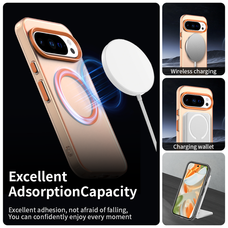 Phone Case for Google Pixel 10 Pro XL, Compatible with Magsafe,Shockproof Magnetic Case Cover