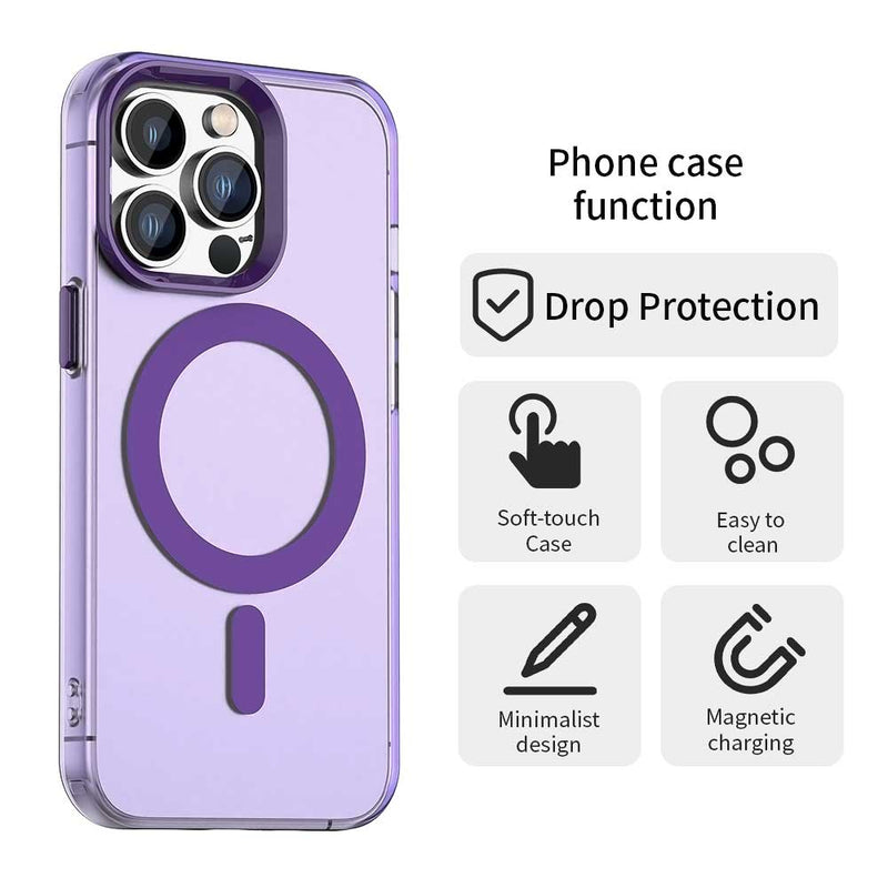 Phone Case for iPhone 12 Pro, Compatible with Magsafe,Shockproof Magnetic Case Cover