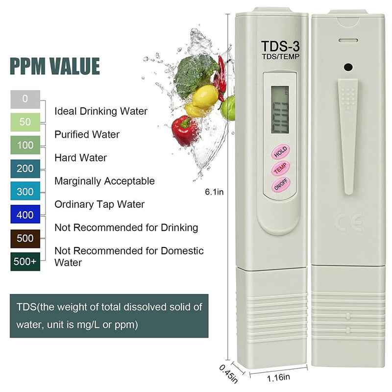 TDS Meter Water Quality Tester PPM Water Quality Tester Pen