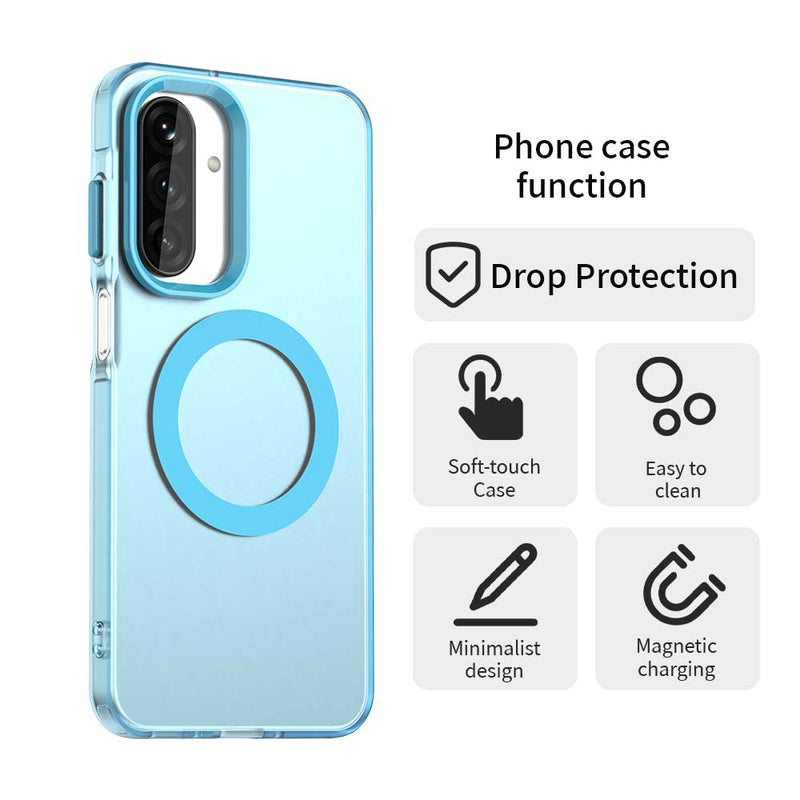 Phone Case for Samsung Galaxy A17, Compatible with Magsafe,Shockproof Magnetic Case Cover