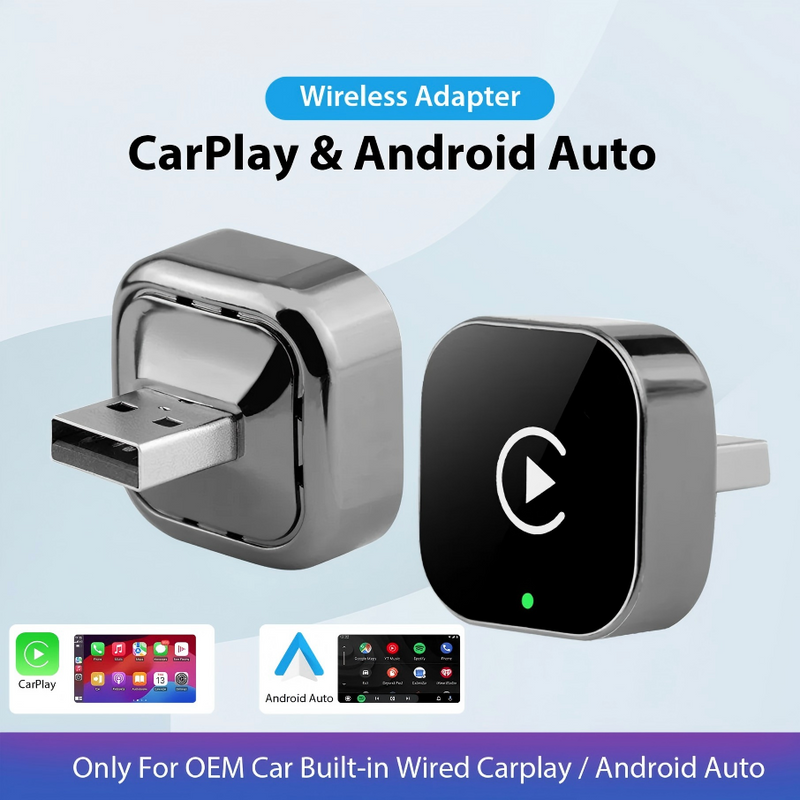2 in 1 Wireless CarPlay Adapter Android Auto Wireless Adapter