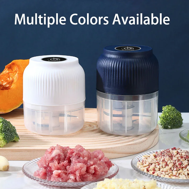 Mini Electric Vegetable Chopper Garlic Crusher Food Chopper for Kitchen Gadgets Garlic
