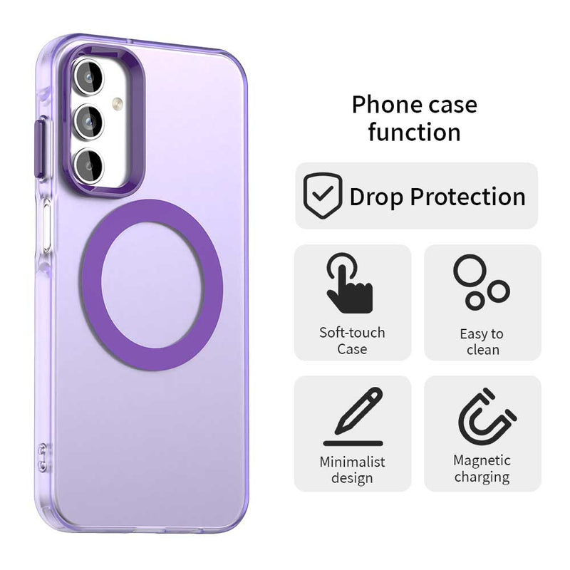 Phone Case for Samsung Galaxy A35 5G, Compatible with Magsafe,Shockproof Magnetic Case Cover