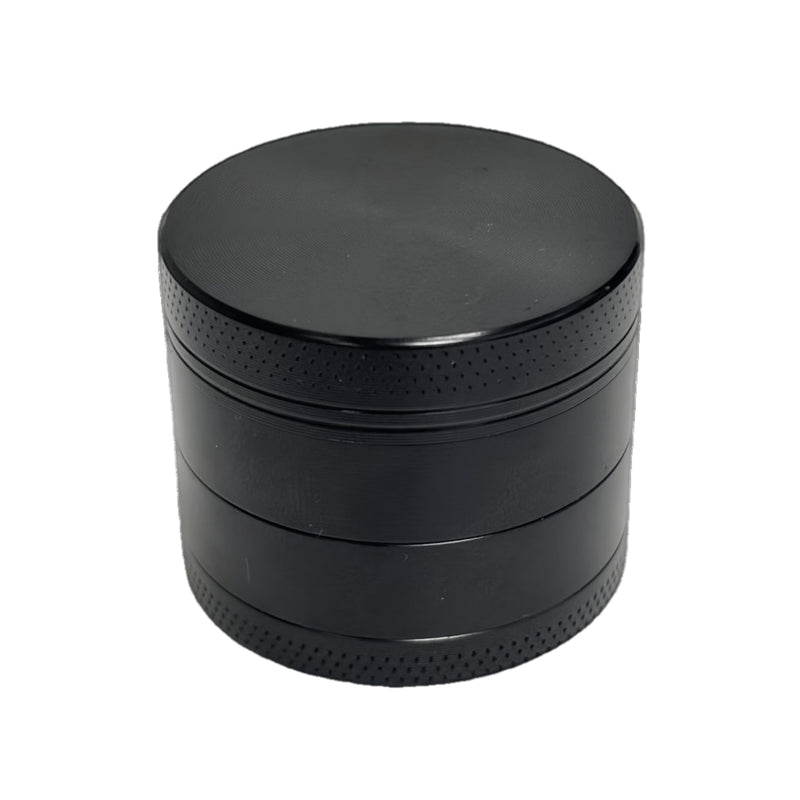 Black Manual Spice Grinder – Flat Design for Peppercorns & Herbs