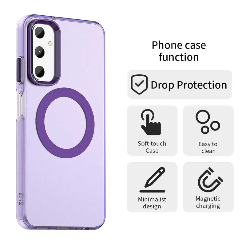 Phone Case for Samsung Galaxy F14 4G, Compatible with Magsafe,Shockproof Magnetic Case Cover