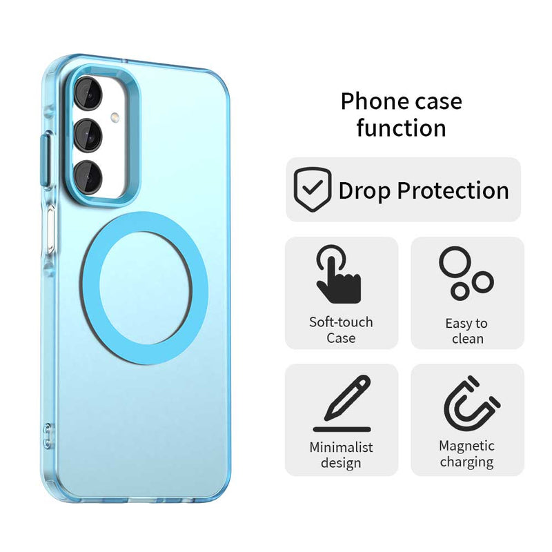 Phone Case for Samsung Galaxy A25 5G, Compatible with Magsafe,Shockproof Magnetic Case Cover