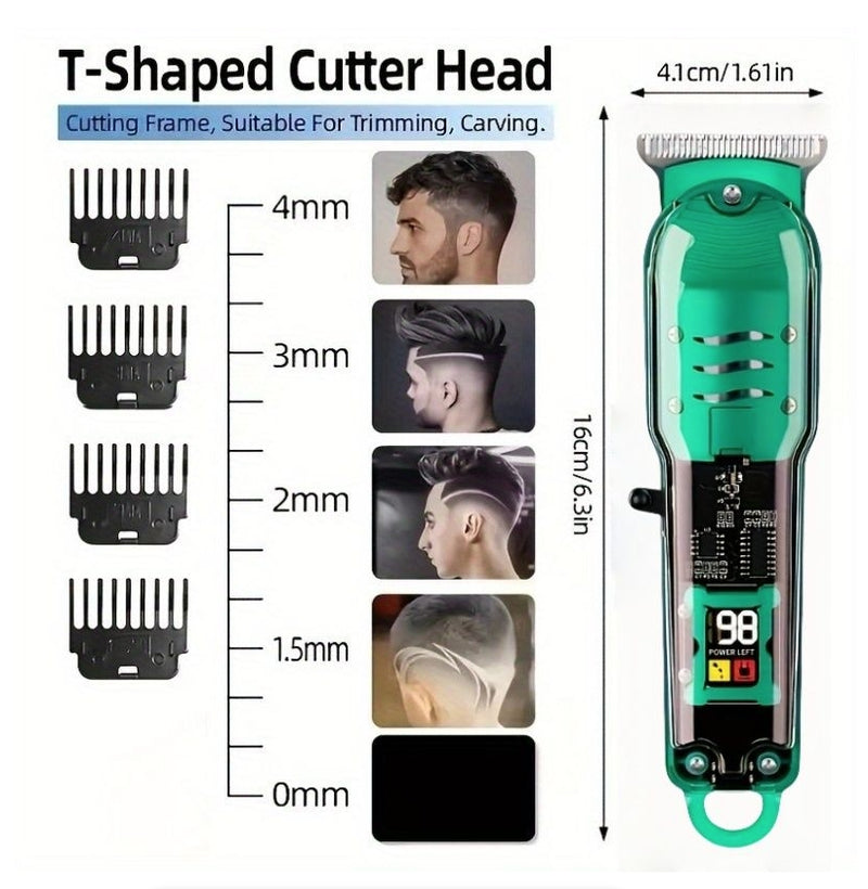 IPSTYLE Professional Hair Cutting Rechargeable Clipper Hair Trimmers for Men