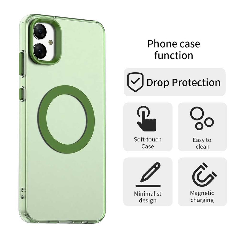 Phone Case for Samsung Galaxy A05, Compatible with Magsafe,Shockproof Magnetic Case Cover