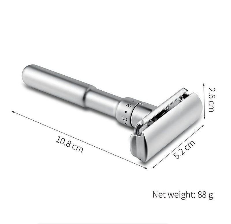 Adjustable Safety Razor Double Edge Classic Men Folding Hair Removal Shaver
