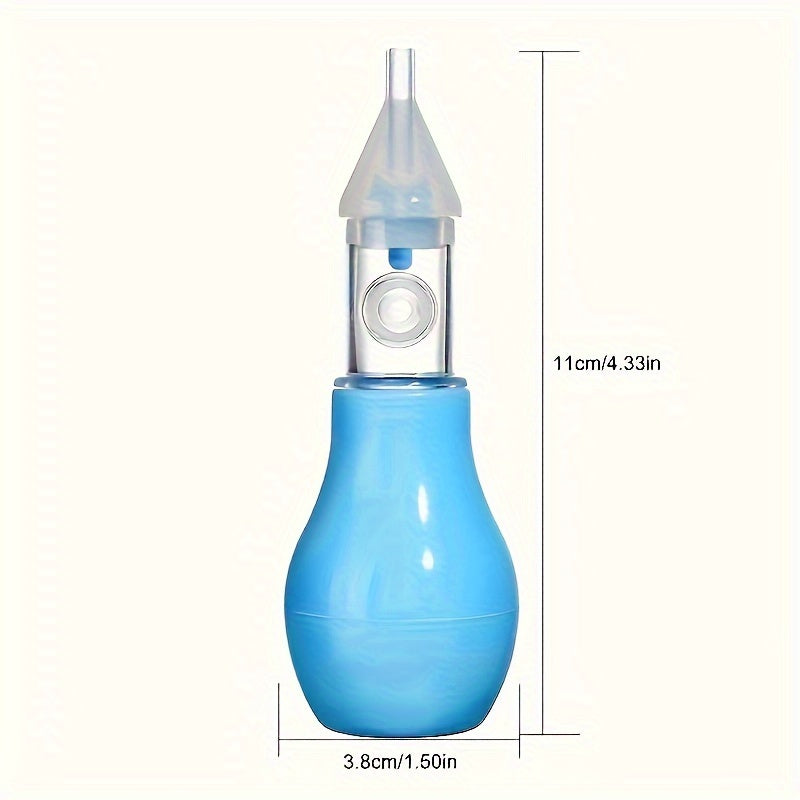 Manual Baby Nasal Aspirator – Medical-Grade Silicone Snot Pump for Newborns