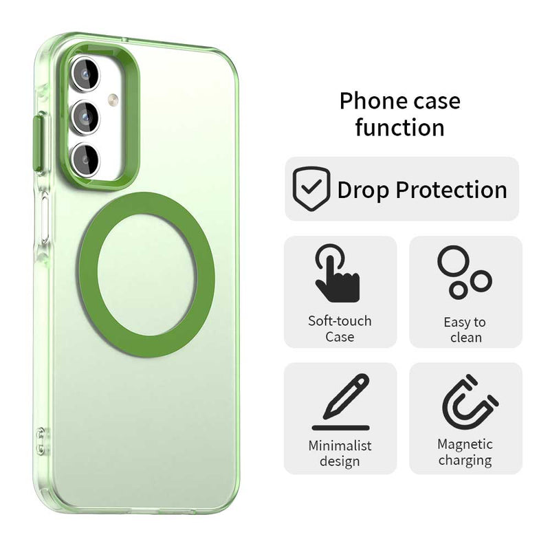 Phone Case for Samsung Galaxy A15 5G, Compatible with Magsafe,Shockproof Magnetic Case Cover