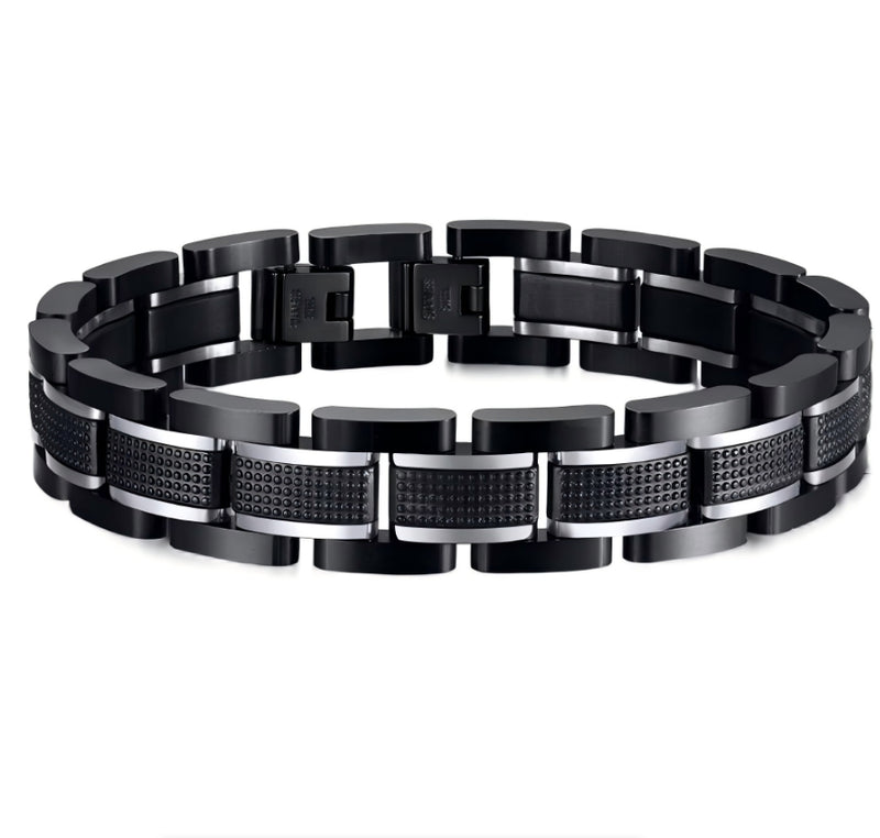 IPSTYLE Bracelets Stainless Steel Watch Band Link Wristband Best Gift