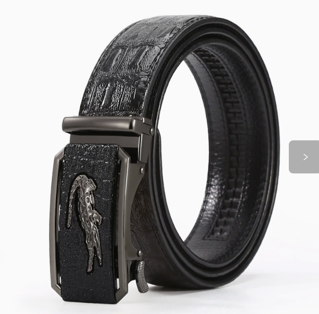 Leather Automatic Buckle Belt