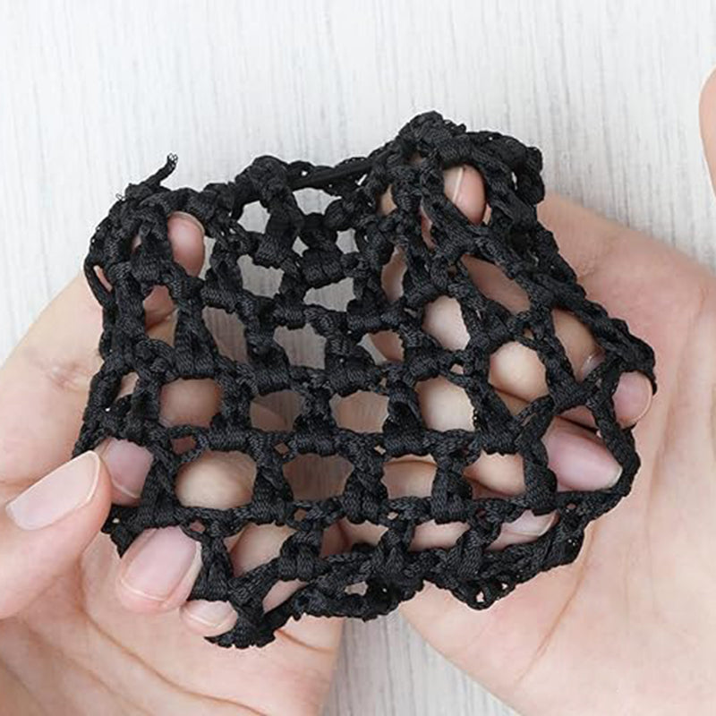 Woman Braided Bun Hair Nets, Vintage Snoods For Nurses & Dancers
