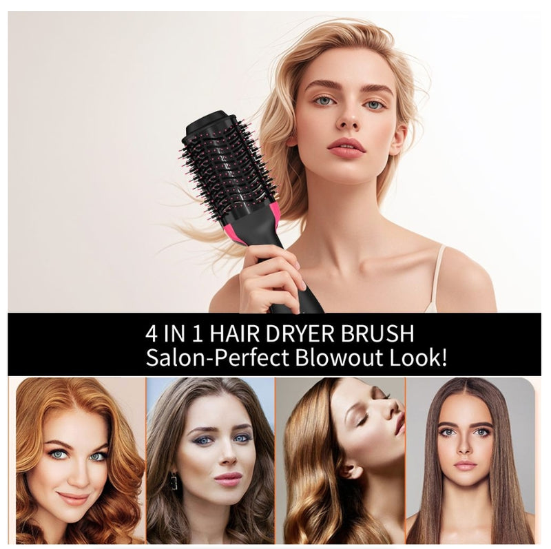 3 IN 1 Air Brush One-Step Hair Dryer Blow Dryer Brush Professional 1000W