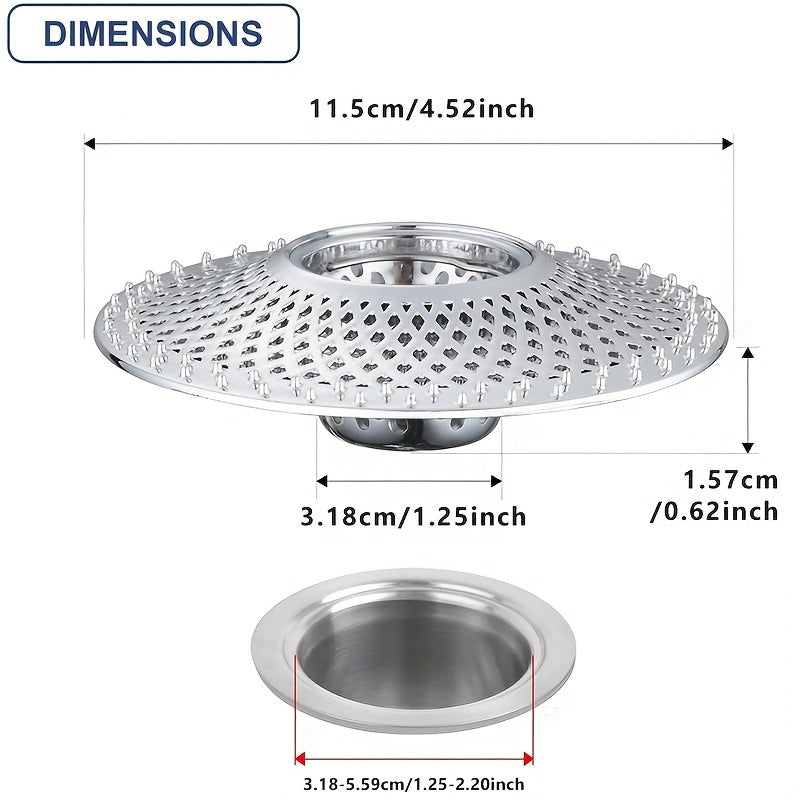 Metal Hair Catcher for Shower & Bathtub – Rust-Resistant