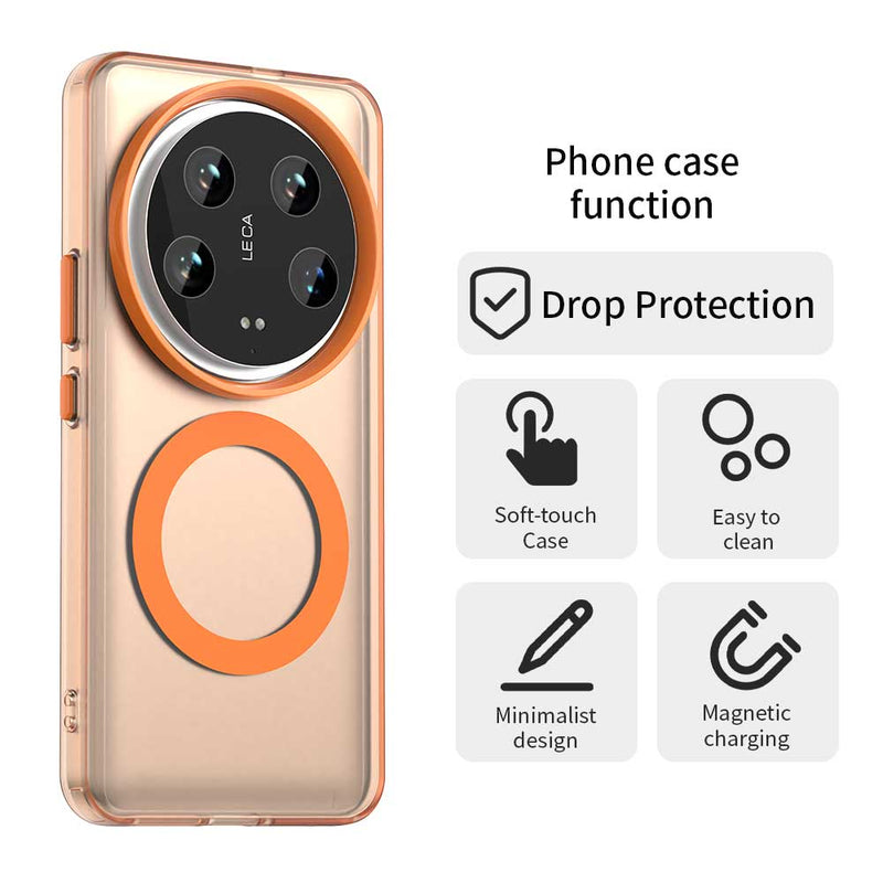 Phone Case for Xiaomi 14 Ultra, Compatible with Magsafe,Shockproof Magnetic Case Cover