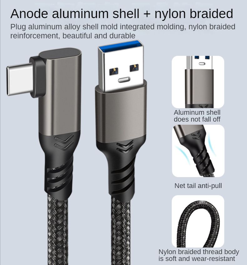 USB 3.2 Gen 1 Type A to C High Speed Data Transfer and Fast Charge Cable