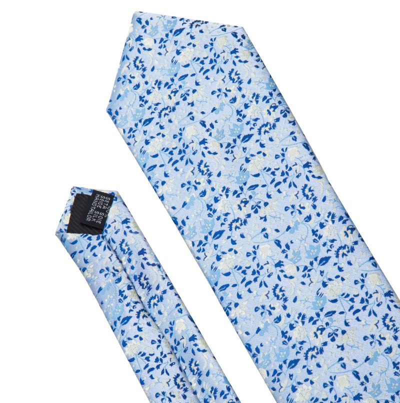 Luxury Men Tie Set Silk Wedding Business Necktie Handkerchief Cufflinks