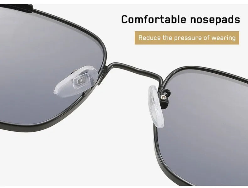 Metal Punk Polarized Sunglasses – Trendy Fashion with UV400 Protection for Men & Women
