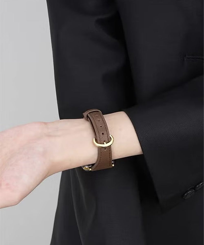 Leather Watch Band Compatible with Apple Watch Band 38/40/41mm