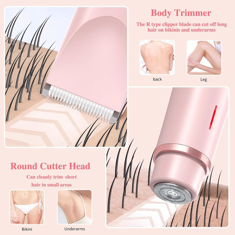 Bikini Body Hair Trimmer for Woman Facial Epilator Hair Remover