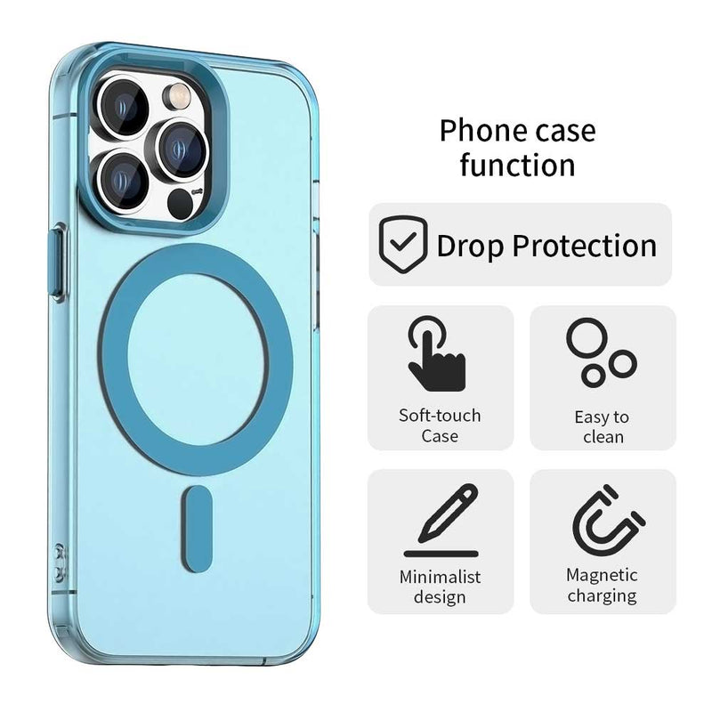Phone Case for iPhone 14 Pro Max, Compatible with Magsafe, Shockproof Magnetic Case Cover