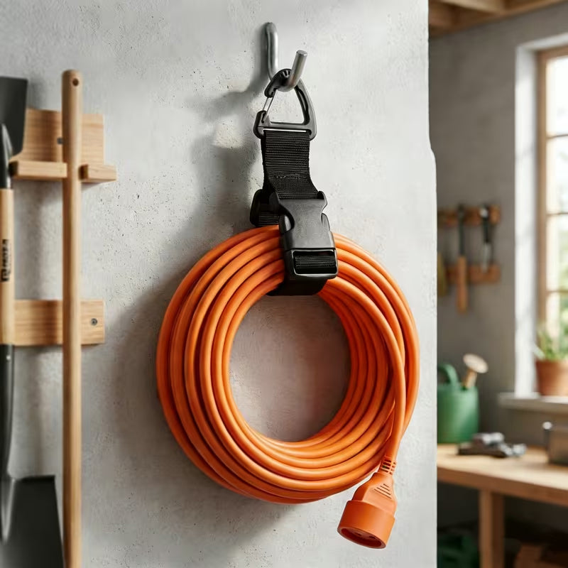 Adjustable Garden Hose Straps, Heavy-Duty Cord Organizer Storage Ties