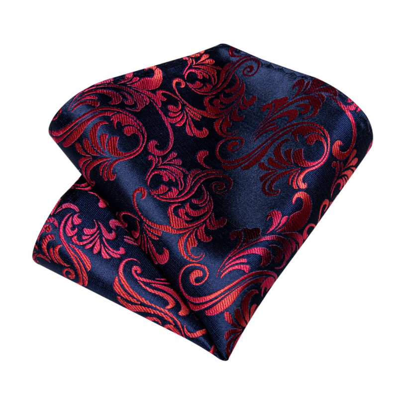 Men's Ties Handkerchief Cufflinks Metal Ring Brooch Pin Set Wedding Party