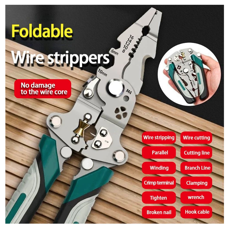 Wire Stripper Electrician Wire Splitter Wire Winding Pliers