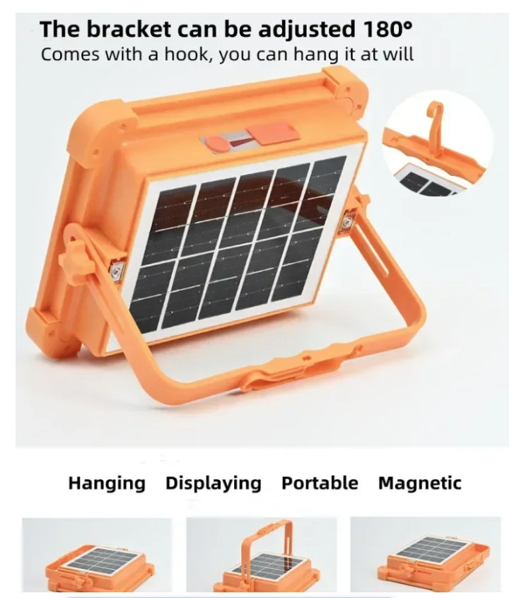 Solar Light Outdoor Portable Emergency USB Charging LED Camping Lamp