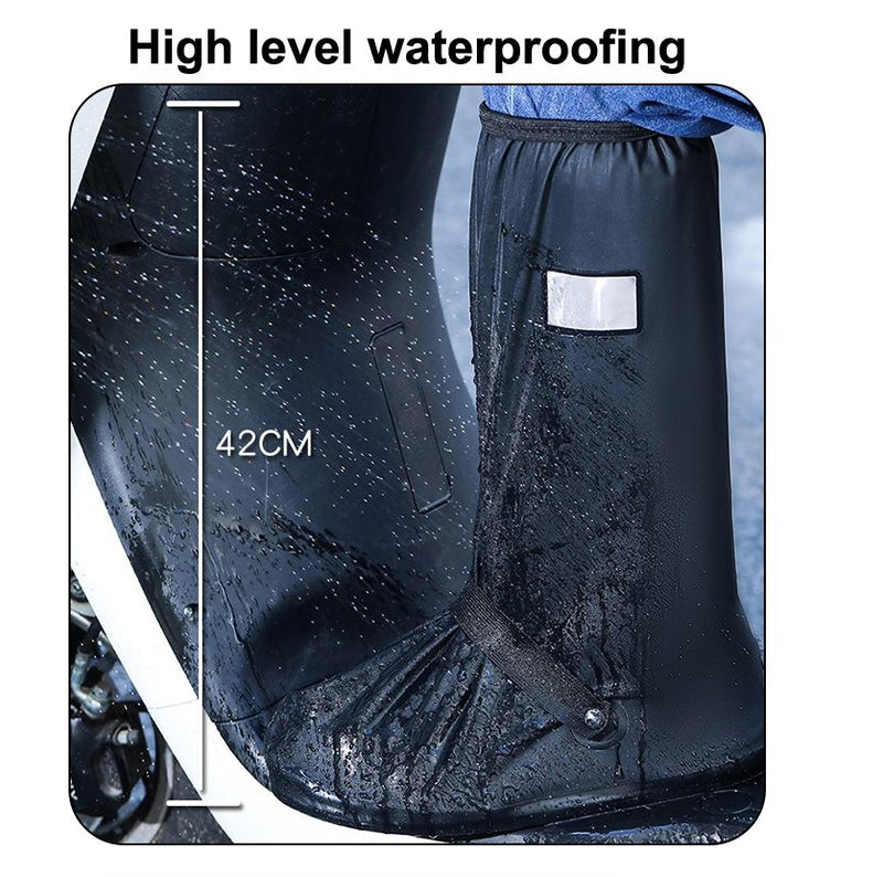 IPSTYLE Reusable Rain Shoes Cover Non-Slip Boot Covers Unisex Bicycle Shoes