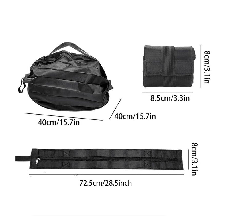 Foldable Storage Bag Handbags Large Capacity Shopping Bag Foldable Nylon Bag