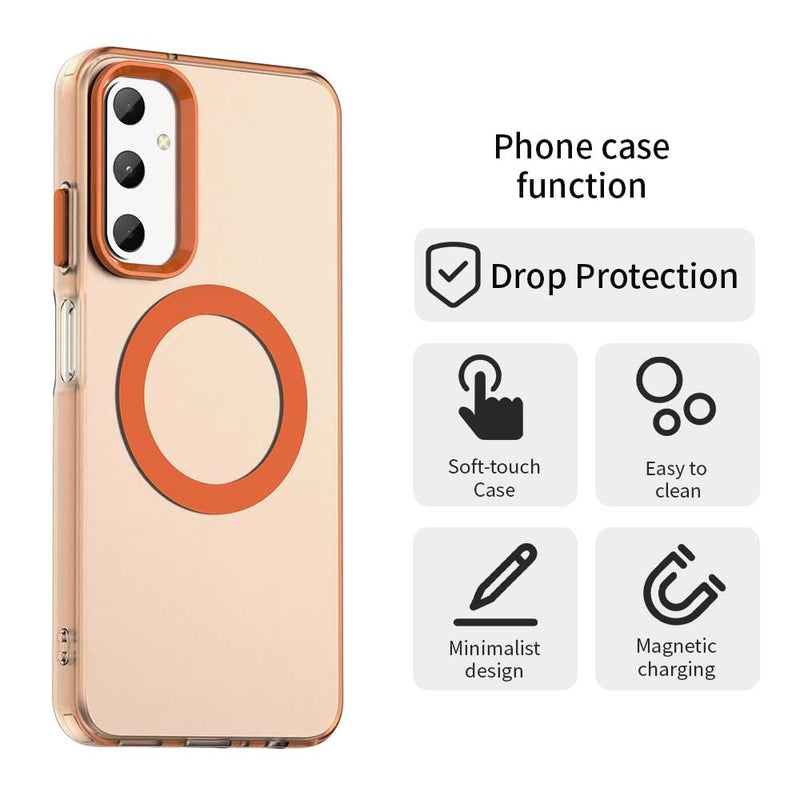 Phone Case for Samsung Galaxy M14 4G, Compatible with Magsafe,Shockproof Magnetic Case Cover