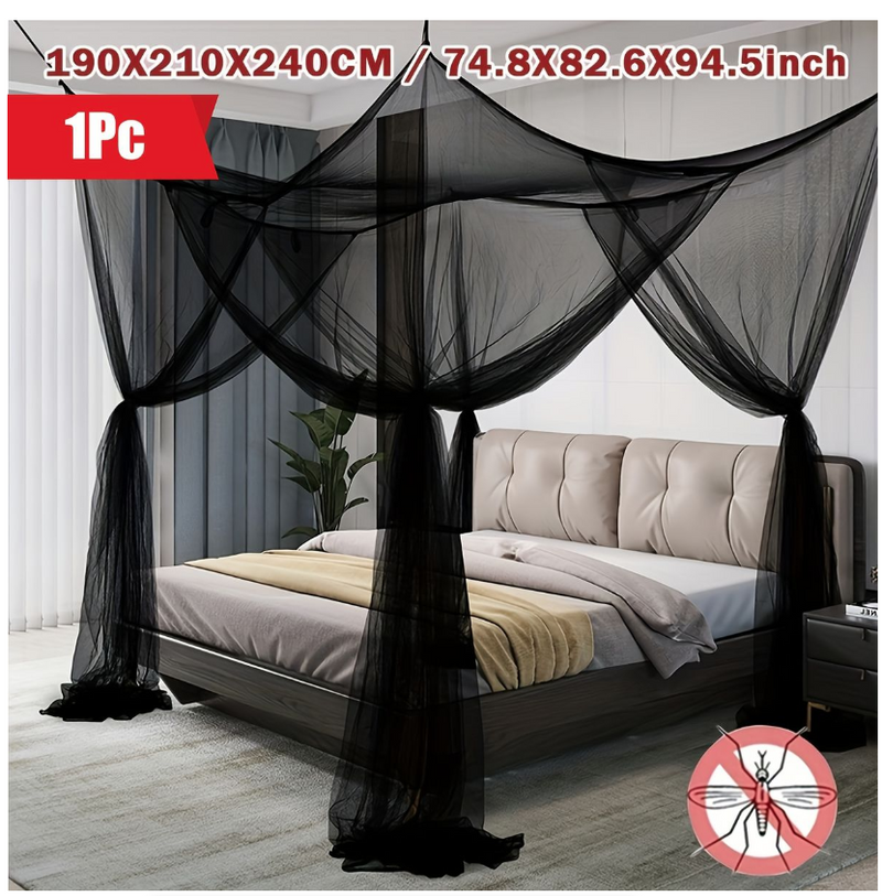 Mosquito Net Floor To Ceiling Bed Curtain Double Opening Mosquito Proof