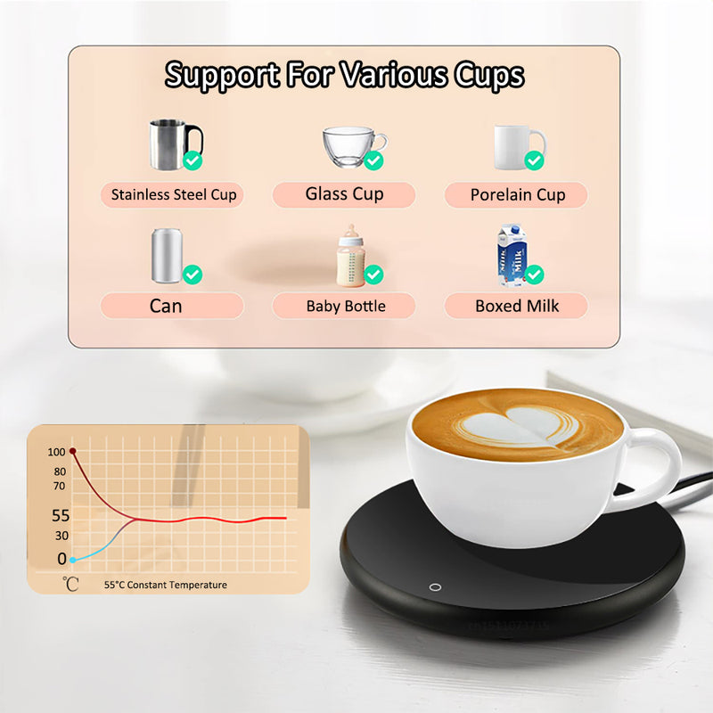 Mug Warmer USB Cup Warmer Coffee Cup Heater Thermostatic Heating Coaster