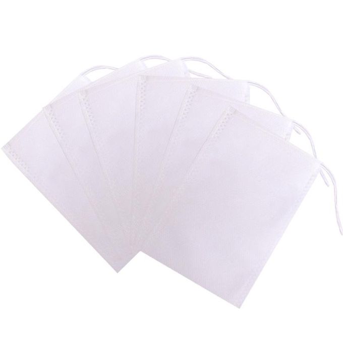 100pcs White Non-woven Empty Teabags String Filter Paper