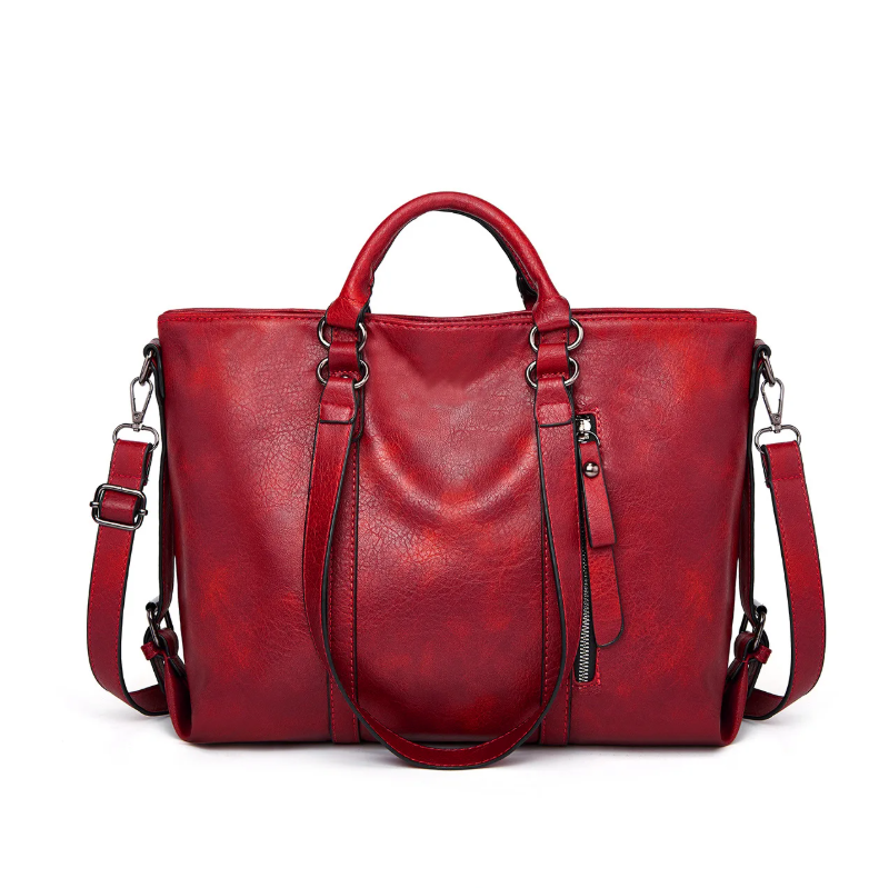 Women's Vintage Soft Leather Crossbody Handbag