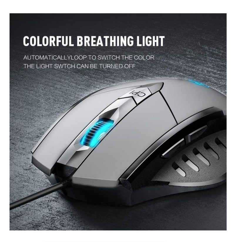 Wireless Mouse Mute Wired Glow in the Dark Cheap Gaming Mouse