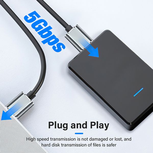 USB 3.0 to Micro B Cable Hard Disk Data Transfer Fast Charger Cord