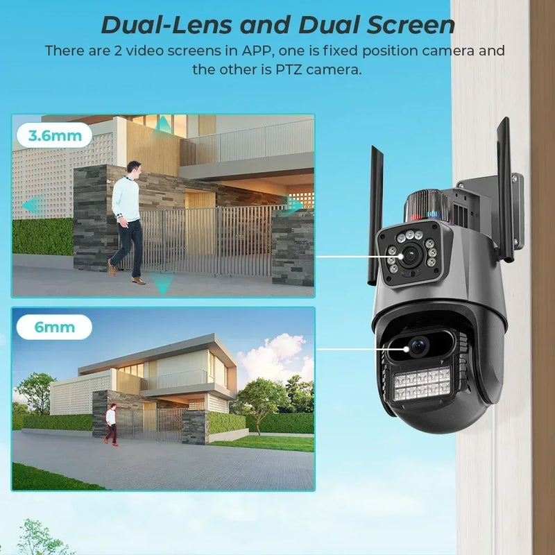 6MP WiFi Camera Wireless AI Humanoid Detection Home Security Baby Monitor
