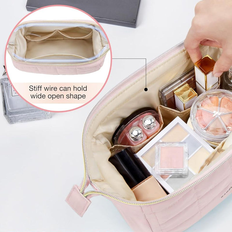 Large Capacity Puffer Makeup Bag,