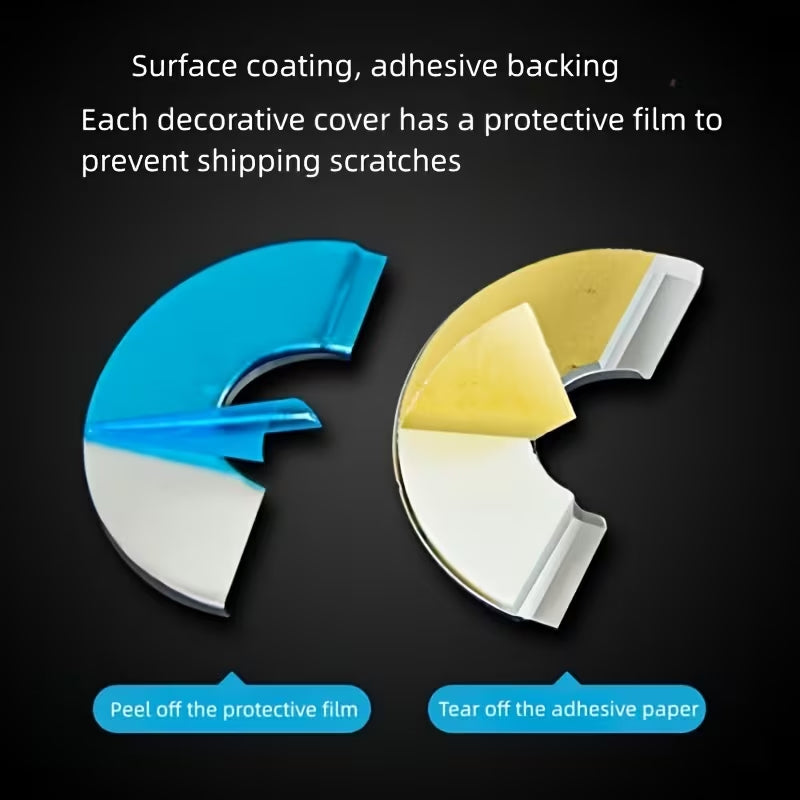 Stainless Steel Wall Hole Cover Plates, Decorative Escutcheon For Pipes- 3 Pieces