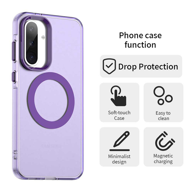 Phone Case for Samsung Galaxy A36, Compatible with Magsafe,Shockproof Magnetic Case Cover