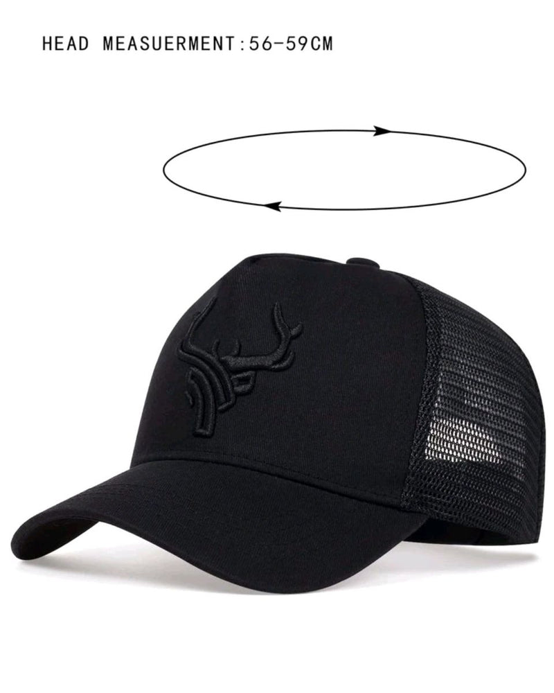 Deer Antler Embroidered Sport Cap