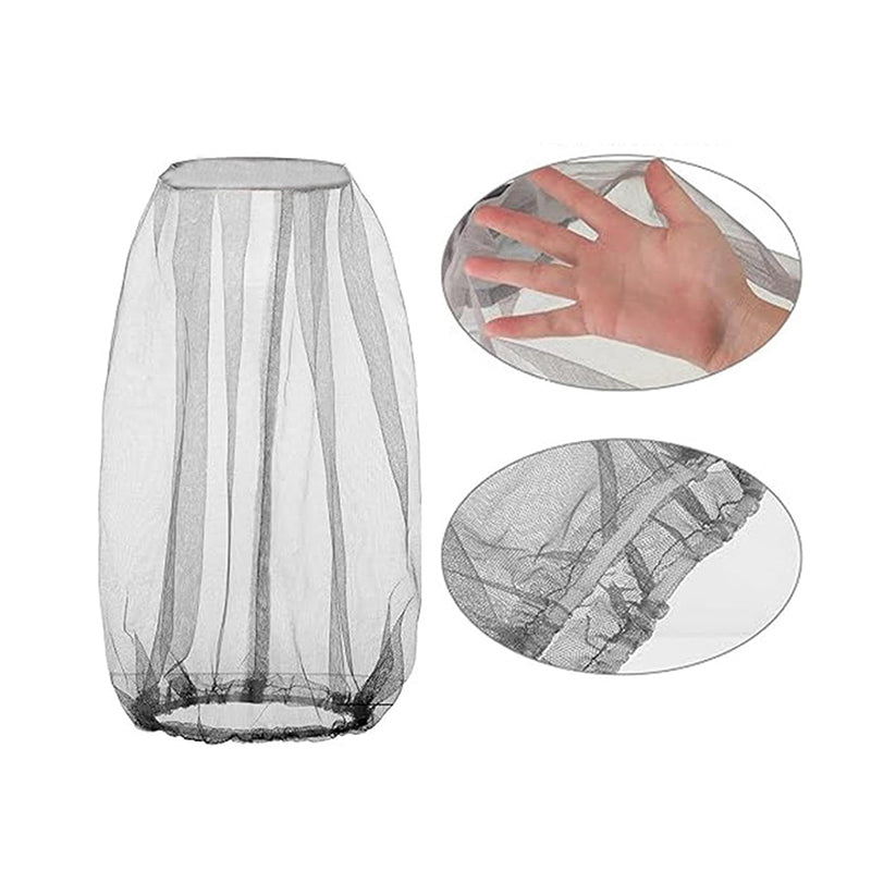 2-Pack Mosquito Head Nets – Fine Mesh, Universal Fit for Hats & Heads