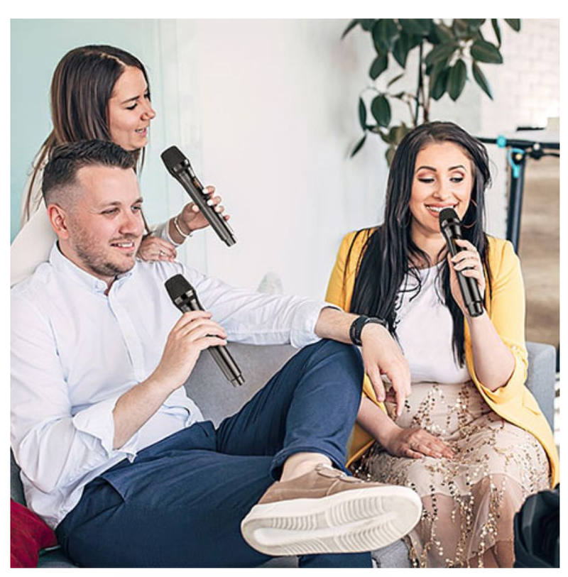 Wireless Microphone Dynamic Handheld Professional Mic For Sing Party Speech Church Club